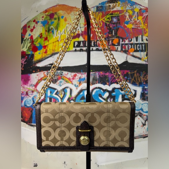 Coach Clutch/Wallet with Chain - Picture 7 of 17